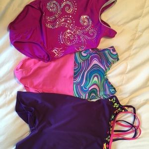 Lot of girls gymnastics Leotards